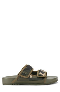�J�[�g�W�F�C�K�[�����h�� �����Y �V���[�Y �T���_�� Kurt Geiger London Puff Slide Sandal Dark Green �O���[��