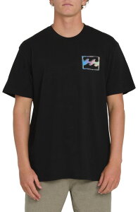 �r���{�� �����Y �g�b�v�X T�V���c �O���t�B�b�N Billabong Crayon Wave Premium Graphic T-Shirt Black �u���b�N