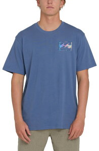 �r���{�� �����Y �g�b�v�X T�V���c �O���t�B�b�N Billabong Crayon Wave Premium Graphic T-Shirt Blue Horizon �u���[