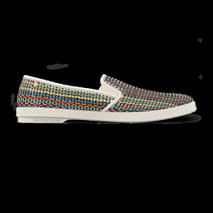 ���r�G�� ���f�B�[�X �V���[�Y �X���b�|���E���[�t�@�[ ���U�[ Rivieras Lord Woven Leatherette Slip-On Loafer Multi �}���`�J���[