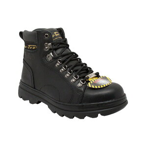 �A�h�e�b�N �����Y �V���[�Y �u�[�c�E���C���u�[�c T�V���c AdTec 6 Steel Toe Hiker Black �u���b�N