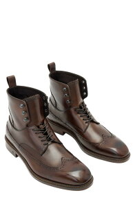 �W�����o���x�C�g�X �����Y �V���[�Y �u�[�c�E���C���u�[�c ���U�[ John Varvatos Harrison Longwing Leather Boot Wood Brown �u���E��