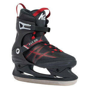 �P�[�c�[ �����Y �V���[�Y �X�j�[�J�[ K2 F.I.T. Ice Mens Ice Skates 2022 Black/Red �u���b�N