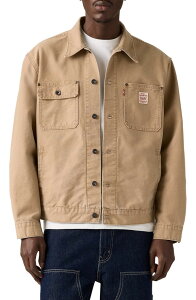 ���[�o�C�X �����Y �A�E�^�[ �W���P�b�g�E�u���]�� �R�b�g�� Levi'sunrise Cotton Canvas Trucker Jacketigers Eye �A�j�}��