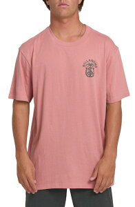 �r���{�� �����Y �g�b�v�X T�V���c �O���t�B�b�N Billabong Forge Premium Graphic T-Shirt Ash Rose �A�b�V��