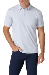�~�Y�����C�� �����Y �g�b�v�X �V���c Mizzen+Main Versa Trim Fit Striperformance Polo Aluminum Alternating Stripe �X�g���C�v