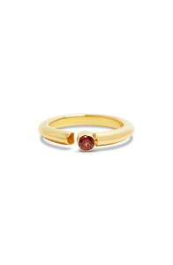 �A���W�F���g���B�[���H ���f�B�[�X �A�N�Z�T���[ �w�� Argento Vivo Sterling Silver Stone Bypass Ringold /Garnet �S�[���h