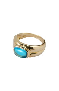 �A���W�F���g���B�[���H ���f�B�[�X �A�N�Z�T���[ �w�� Argento Vivo Sterling Silver Stone Dome Ringold /Blue Topaz �u���[