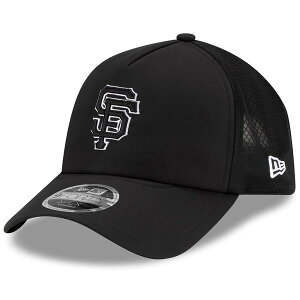 �j���[�G�� �����Y �A�N�Z�T���[ �X�q Men's New Era Black San Francisco Giants 2026 Batting Practice Apex 9FORTY Adjustable Trucker Hat Black �u���b�N
