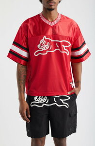 �A�C�X�N���[�� �����Y �g�b�v�X T�V���c ���b�V�� ICECREAM For Us Mesh T-Shirt Pompeian Red ���b�h