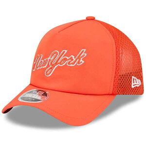 �j���[�G�� �����Y �A�N�Z�T���[ �X�q Men's New Era Orange New York Mets 2026 Batting Practice Apex 9FORTY Adjustable Trucker Hat Orange �I�����W