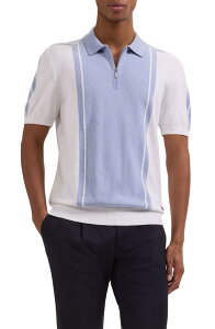 �u�K�b�` �����Y �A�E�^�[ �j�b�g�E�Z�[�^�[ �n�[�t�W�b�v �|���V���c Bugatchi Quarter Zipolo Sweater Air Blue �u���[