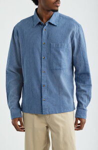 �g�b�v�}�� �����Y �g�b�v�X �V���c �����b�N�X�t�B�b�g �R�b�g�� Topman Check Relaxed Fit Cotton Flannel Button-Up Shirt Blue �u���[