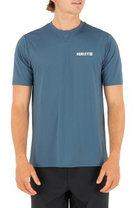 �n�[���[ �����Y �g�b�v�X T�V���c �O���t�B�b�N Hurley Hybrid Graphic T-Shirt Grey Teal �O���[