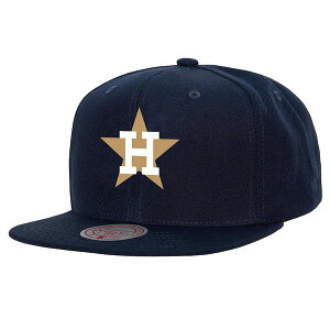 �~�b�`�F��&�l�X �����Y �A�N�Z�T���[ �X�q Men's Mitchell & Ness Navy Houston Astros Cooperstown Collection Basic Flip Snapback Hat Navy �l�C�r�[