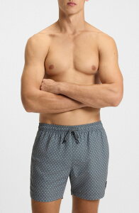 �{�X �����Y ���� �n�[�t�p���c�E�V���[�c BOSS Vibe Swim Trunks Dark Grey �O���[