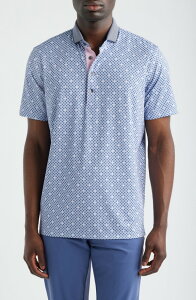 �O���C�\�� �����Y �g�b�v�X �|���V���c �v�����g Greyson Pack Mentality Geo Print Performance Golf Polo Jellyfish