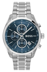 �{�X �����Y �A�N�Z�T���[ �r���v BOSS Grand Prix Bracelet Watch 44.5mm Blue �u���[