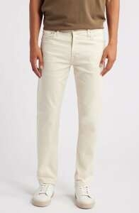 �G�[�W�[ �����Y �{�g���X �f�j���p���c �X�g���[�g �W�[���Y AG Everett Slim Straight Leg Jeans 1 Year Ivory Cream �N���[��