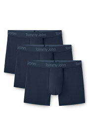 トミージョン メンズ アンダーウェア ボクサーパンツ メッシュ Tommy John 3-Pack Air Cool Mesh Boxer Briefs Dress Blues