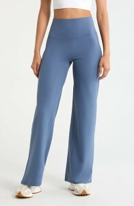 �[�� ���f�B�[�X �{�g���X ���M���X�g���[�g �n�C�E�G�X�g �p���c Zella Zen High Waistraight Leg Pants Blue Vintage �u���[