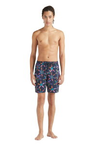 ���B���u���N�C�� �����Y ���� �n�[�t�p���c�E�V���[�c �V���[�g�p���c Vilebrequin Men's Disco Stars Long Stretch Swim Shorts Bleu Marine