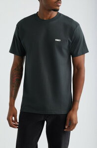 �I�x�C �����Y �g�b�v�X T�V���c �O���t�B�b�N Obey Truth to Power Graphic T-Shirt Vintage Black �u���b�N