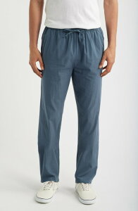 �A���b�N�X�N���[�� �����Y �{�g���X �J�W���A���p���c �R�b�g�� ALEX CRANE Air Organicotton Drawstring Pants Lake