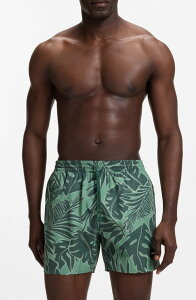 �{�X �����Y ���� �n�[�t�p���c�E�V���[�c BOSS Pirhana Swim Trunks Open Green �O���[��