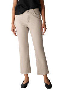 �G�C���[���t�B�b�V���[ ���f�B�[�X �{�g���X �f�j���p���c �A���N�� �W�[���Y Eileen Fisher Kick Flare Ankle Jeans Wheat