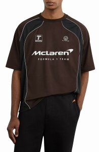 ���C�X �����Y �g�b�v�X T�V���c �O���t�B�b�N Reiss Dexor Graphic T-Shirt Chocolate Brown �u���E��