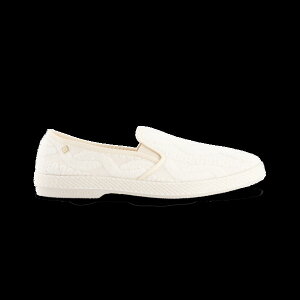 ���r�G�� ���f�B�[�X �V���[�Y �X���b�|���E���[�t�@�[ �p�C�� Rivieras Classic Terry Cloth Slip-On Loafer White �z���C�g
