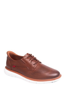 �}�[�N�W���Z�t�j���[���[�N �����Y �V���[�Y �I�b�N�X�t�H�[�h ���U�[ Marc Joseph New York Edward Street Hands Free Technology Leather Perforated Oxford Cognac Napa Leather