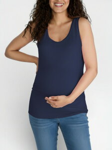 �}�U�[�t�b�h�}�^�j�e�B�[ ���f�B�[�X �g�b�v�X �V���c �M���U�[ MOTHERHOOD MATERNITY Scoop Neck Side-Ruched Maternity Tank Topeacoat