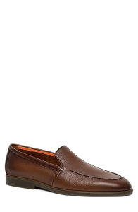 �T���g�[�j �����Y �V���[�Y Santoni Malibu Slip-On Shoe Light Brown-C79 �u���E��