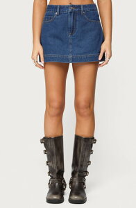 �A�f�B�N�e�b�h ���f�B�[�X �{�g���X �f�j���p���c �~�j EDIKTED Felica Deniminiskort Blue-Washed �u���[
