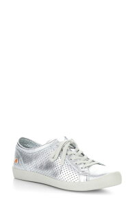 �\�t�`�m�X ���f�B�[�X �V���[�Y �X�j�[�J�[ Softinos by Fly London Ica Sneaker Silver �V���o�[