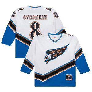 �~�b�`�F��&�l�X �����Y �g�b�v�X �V���c �L���b�v �W���[�W�[ Men's Mitchell & Ness Alexander Ovechkin White Washington Capitals 2005/06 Power Play Jersey White �z���C�g