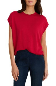 �j�b�N�v���X�]�[�C ���f�B�[�X �A�E�^�[ �p�[�J�[�E�X�E�F�b�g �Z�[�^�[ NIC+ZOE Cocoon Sweater True Red ���b�h