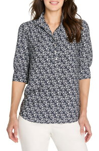 �j�b�N�v���X�]�[�C ���f�B�[�X �g�b�v�X �V���c NIC+ZOEtched Heartshirt Indigo Multi �C���f�B�S