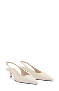�}���S ���f�B�[�X �V���[�Y �p���v�X MANGO Mona Slingback Pump Ecru �G�N����