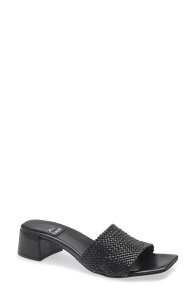 �W�F�t���[ �L�����x�� ���f�B�[�X �V���[�Y �q�[�� �T���_�� Jeffrey Campbell Coen Slide Sandal Black �u���b�N