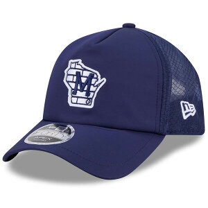 �j���[�G�� �����Y �A�N�Z�T���[ �X�q Men's New Era Navy Milwaukee Brewers 2026 Batting Practice Alternate Apex 9FORTY Adjustable Hat Navy �l�C�r�[