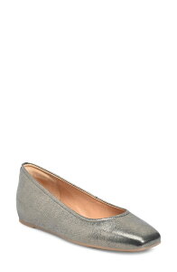 �G�X�G�t�G�t�e�B ���f�B�[�X �V���[�Y �p���v�X Sfft Poppy Square Toe Flat Bronze