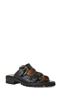 �A�N�A�^���A ���f�B�[�X �V���[�Y �q�[�� �T���_�� Aquatalia Montirone Sandal Black Leather �u���b�N