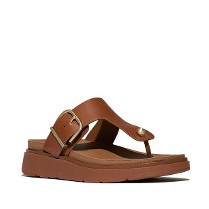�t�B�b�g�t���b�v ���f�B�[�X �V���[�Y �T���_�� ���U�[ FitFlop Gen-FF Buckleather Toe-Post Lightan �^��