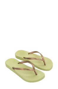 �C�p�l�} ���f�B�[�X �V���[�Y �T���_�� Ipanema 'Ana' Flip Flop Green/ Gold �O���[��