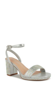 �^�b�`�A�b�v ���f�B�[�X �V���[�Y �q�[�� �T���_�� �A���N�� Touch Ups Topaz Ankle Strap Sandal Silver �V���o�[