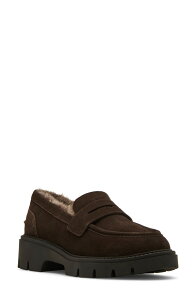 �u�����h ���f�B�[�X �V���[�Y �X���b�|���E���[�t�@�[ �v���b�g�t�H�[�� Blondo Kimora Waterproof Platform Penny Loafer Java Suede