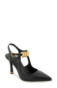 �P�l�X�R�[�� ���f�B�[�X �V���[�Y �p���v�X �A���N�� Kenneth Cole Romi Ankle Strapointed Toe Pump Black Leather �u���b�N